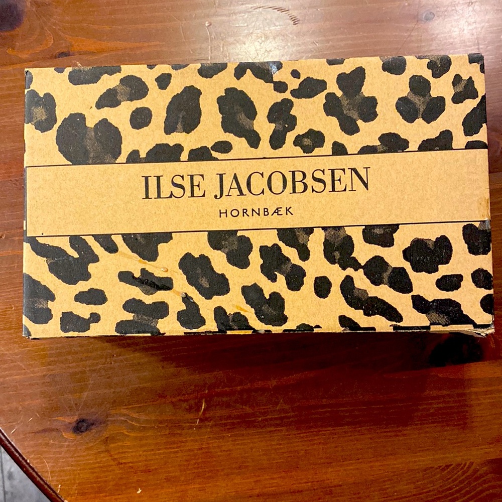 Ilse Jacobsen never worn slip on animal print girls shoes